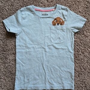 Boden Blue Short Sleeve Tee Casual Cotton Blend
